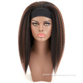 Headband Synthetic Wigs For Black Women Synthetic Machine Made Headband Wigs For Black Women Manufactory